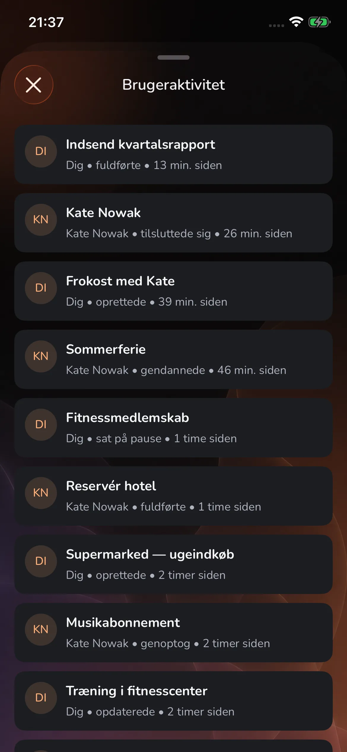 Toggly — activity