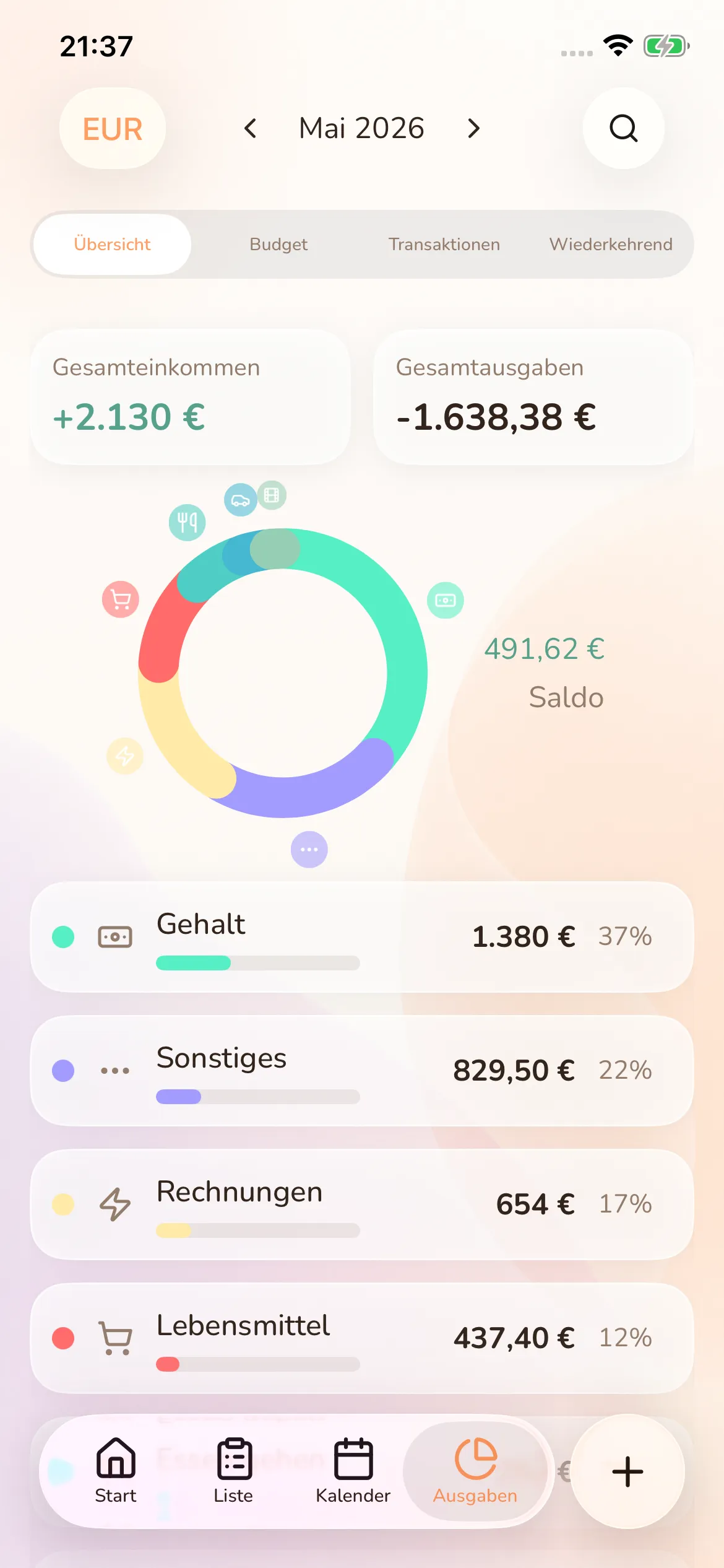 Toggly — expenses