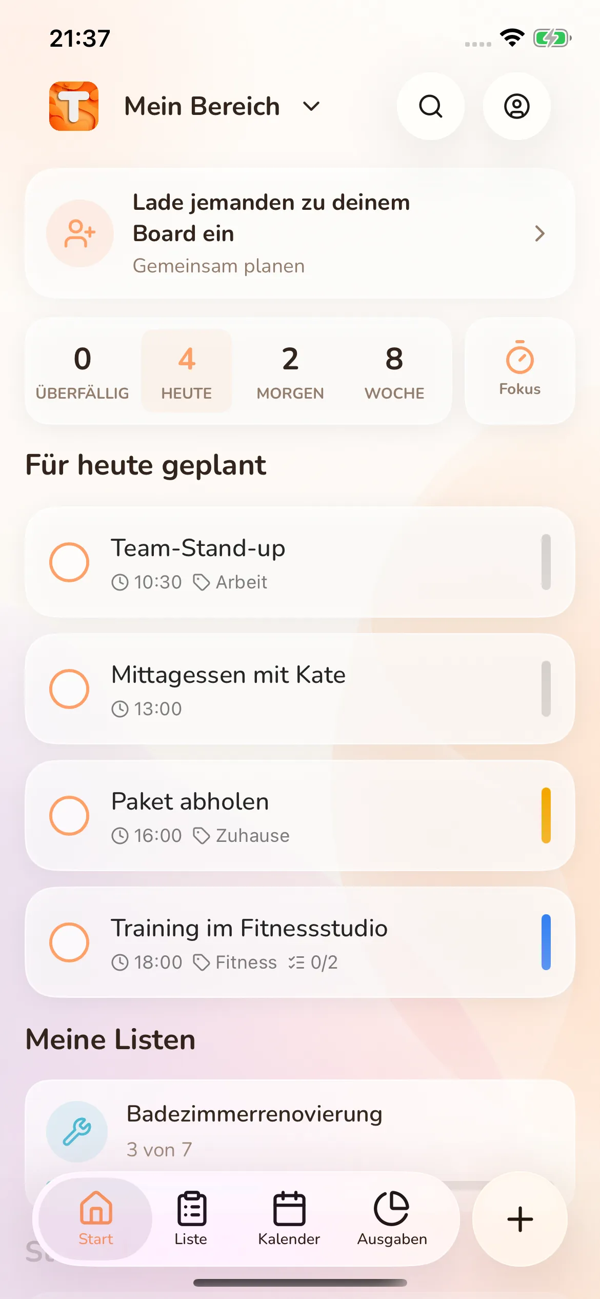 Toggly — calendar