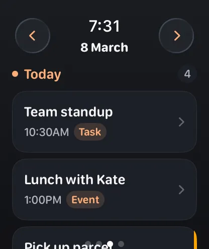 Toggly — Apple Watch