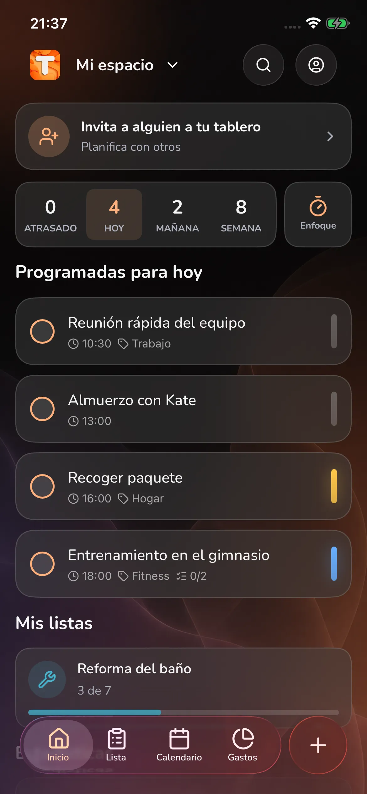 Toggly — calendar