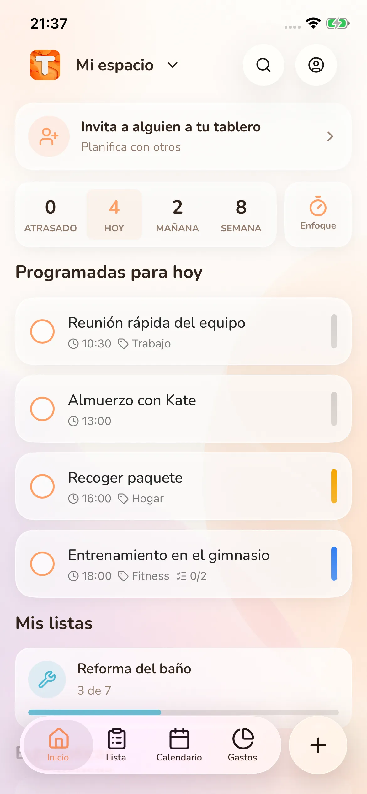 Toggly — calendar
