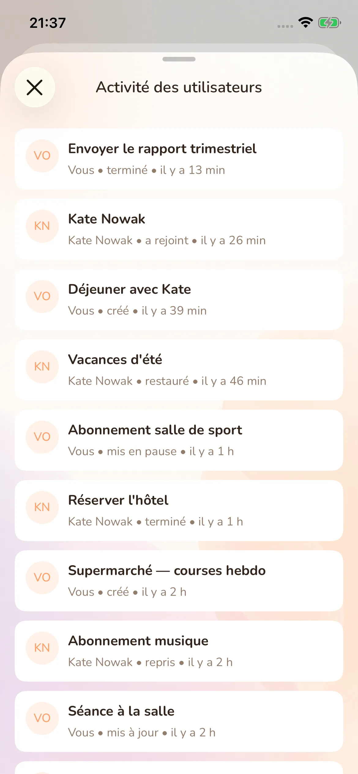 Toggly — activity