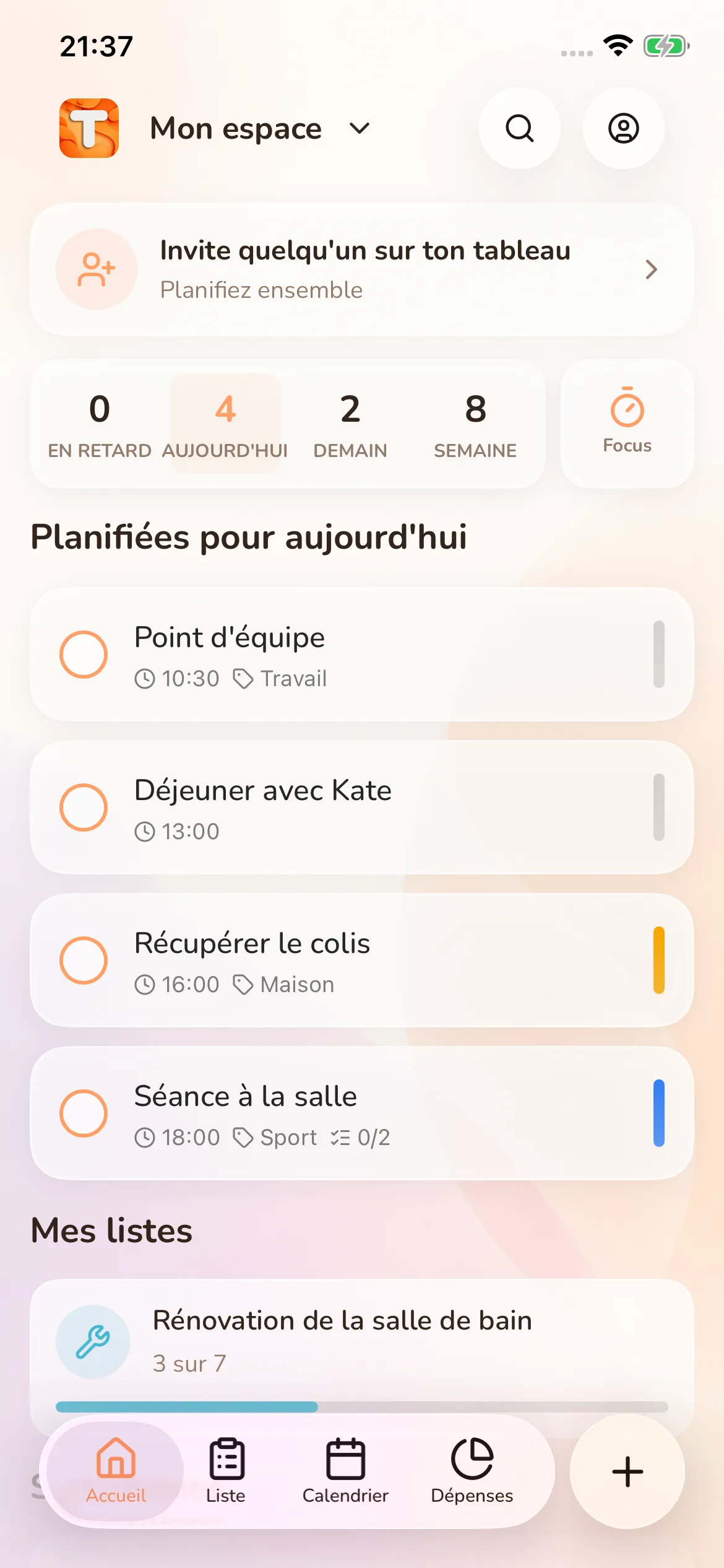 Toggly — calendar