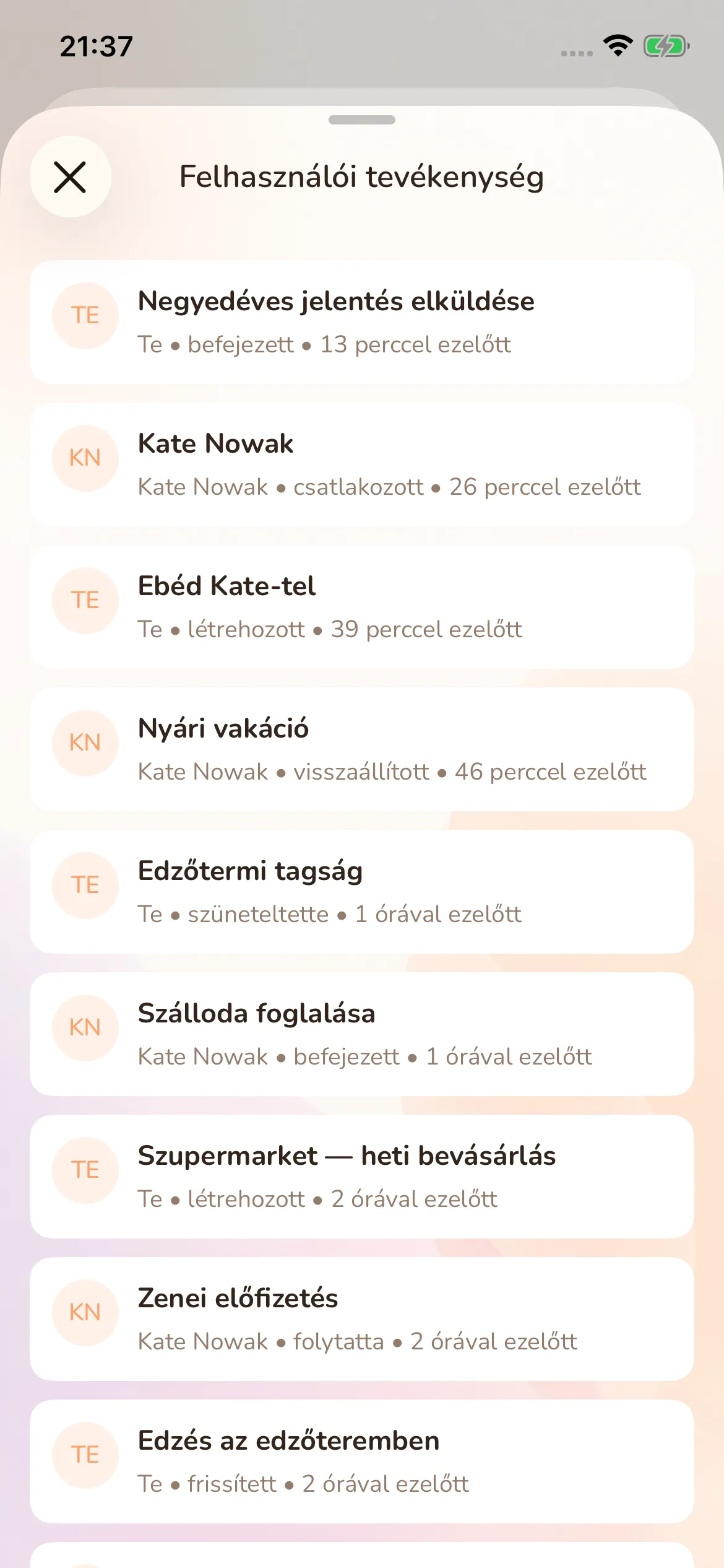 Toggly — activity