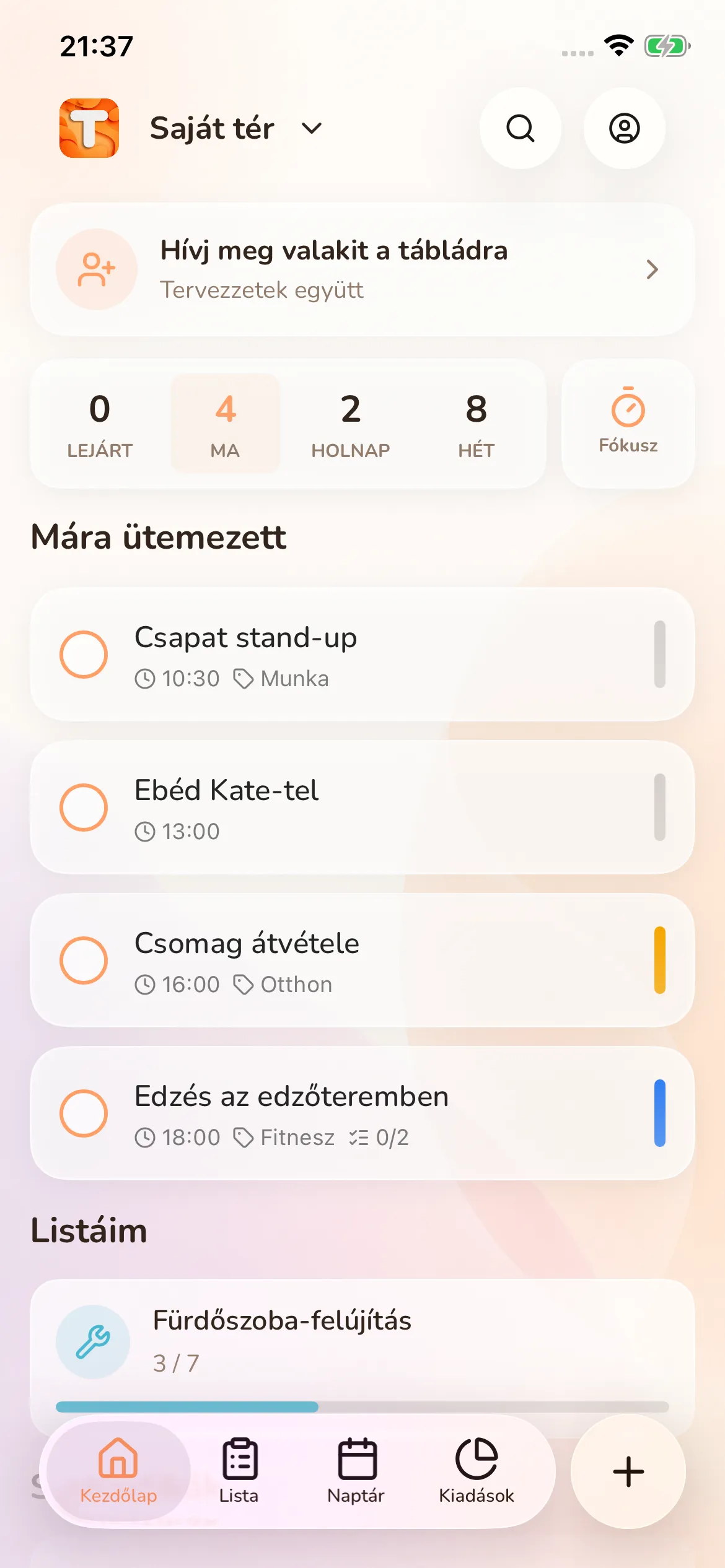 Toggly — calendar