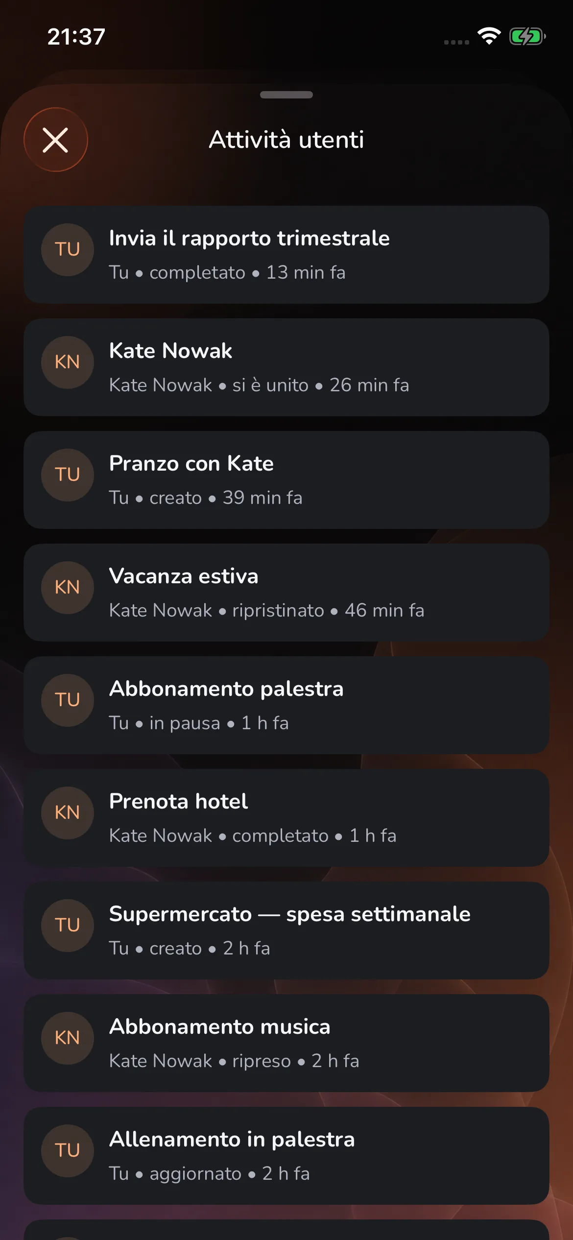 Toggly — activity
