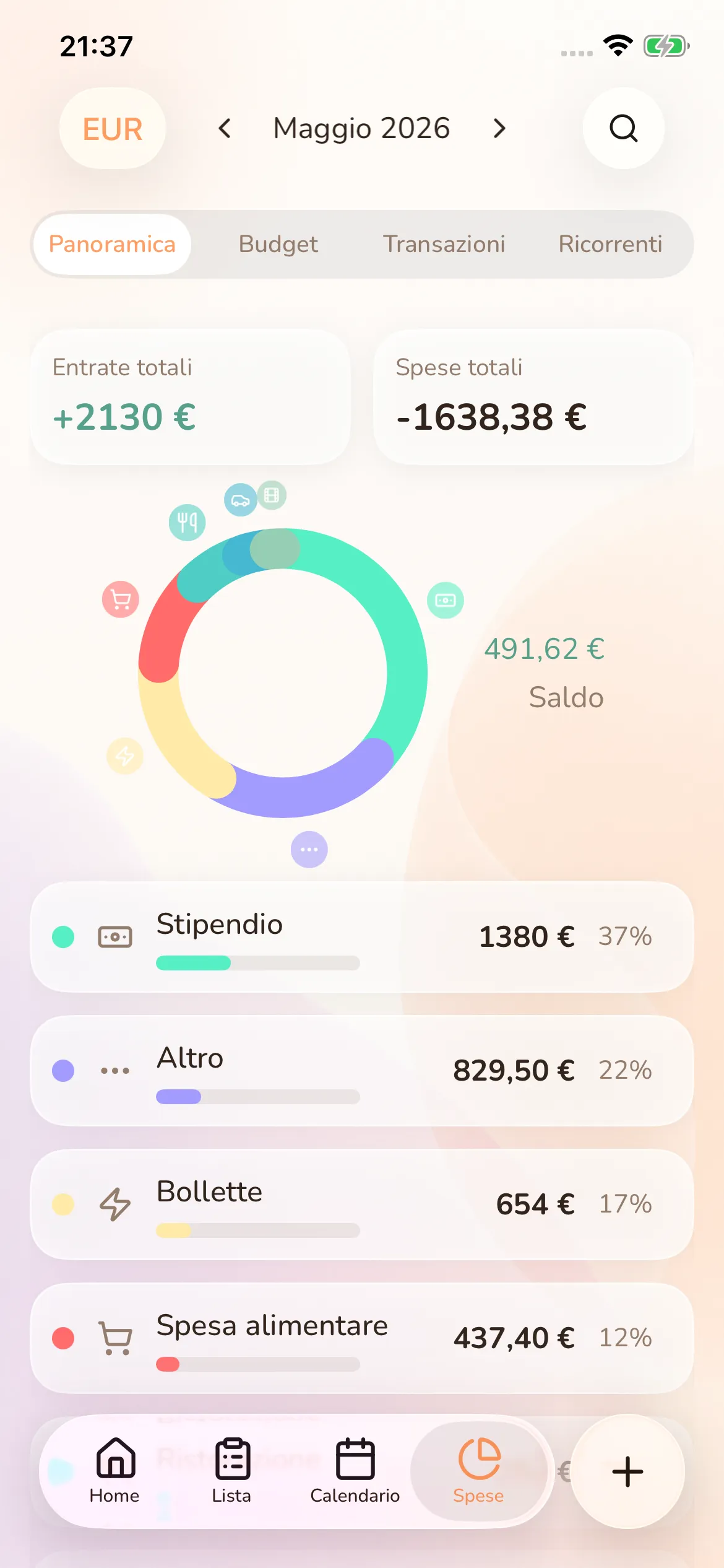 Toggly — expenses