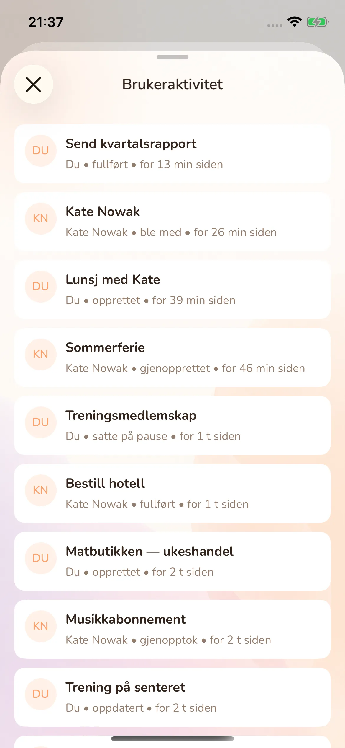 Toggly — activity