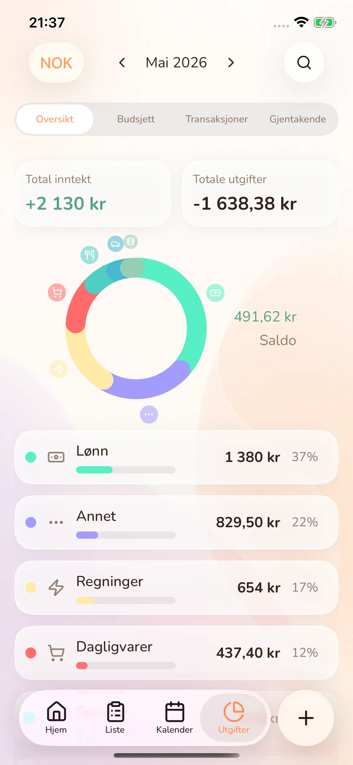 Toggly — expenses