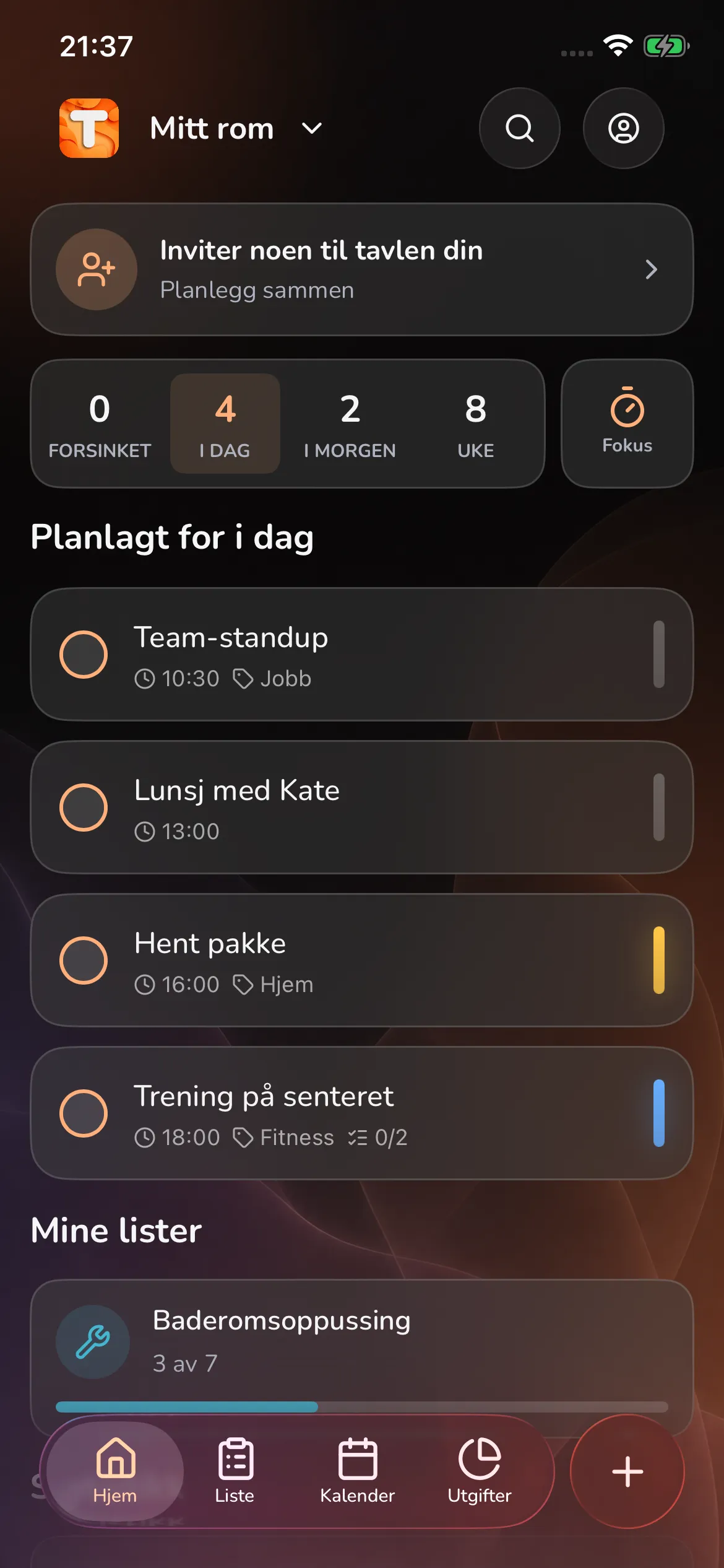 Toggly — calendar