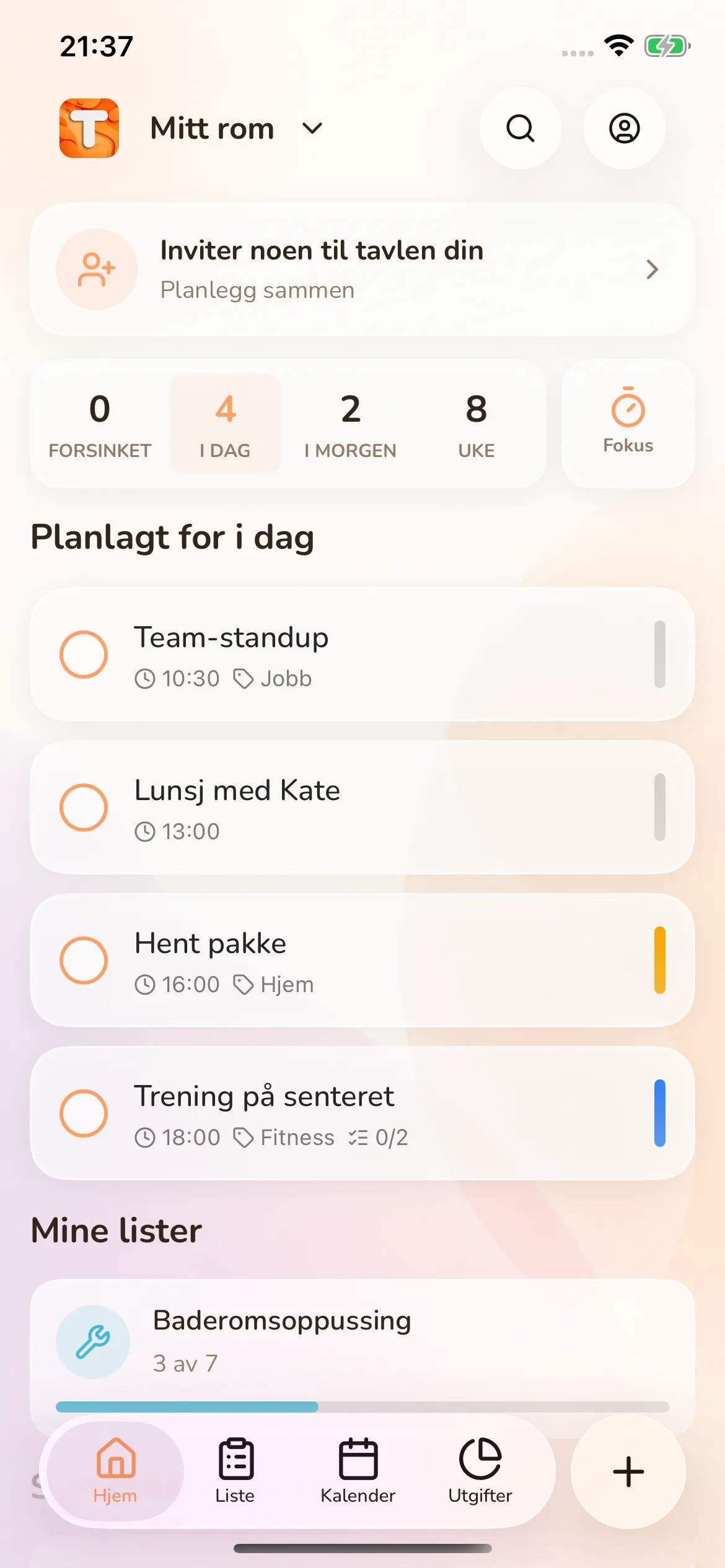 Toggly — calendar