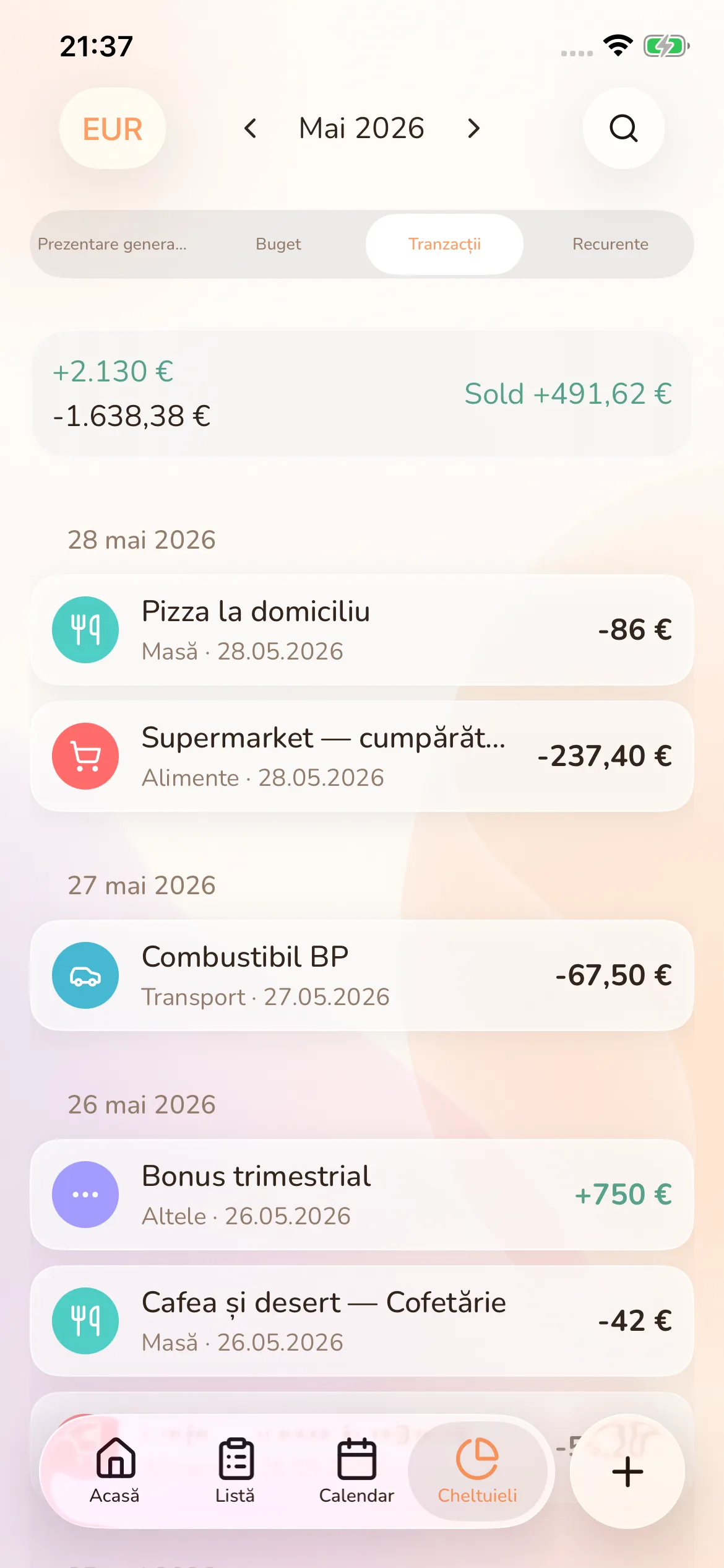 Toggly — transactions
