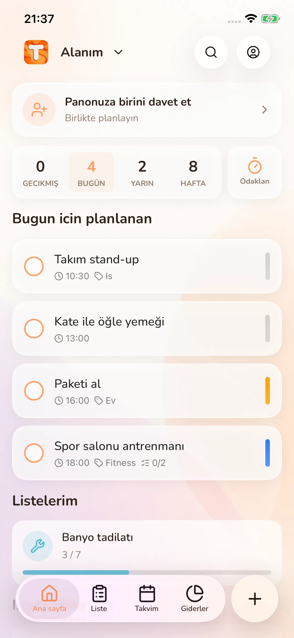 Toggly — calendar