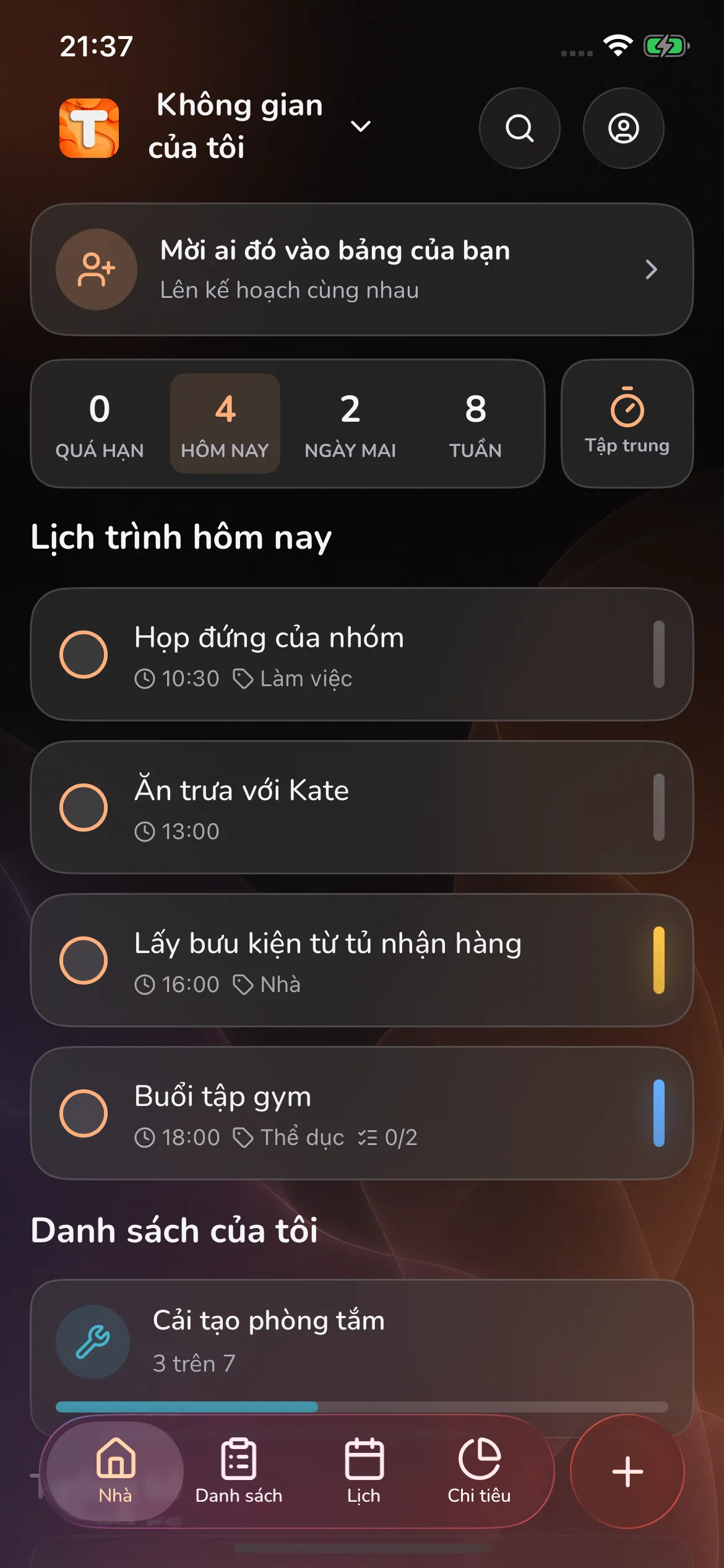Toggly — calendar