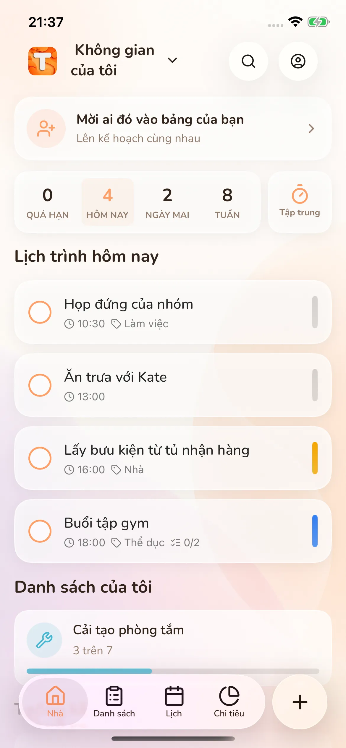 Toggly — calendar
